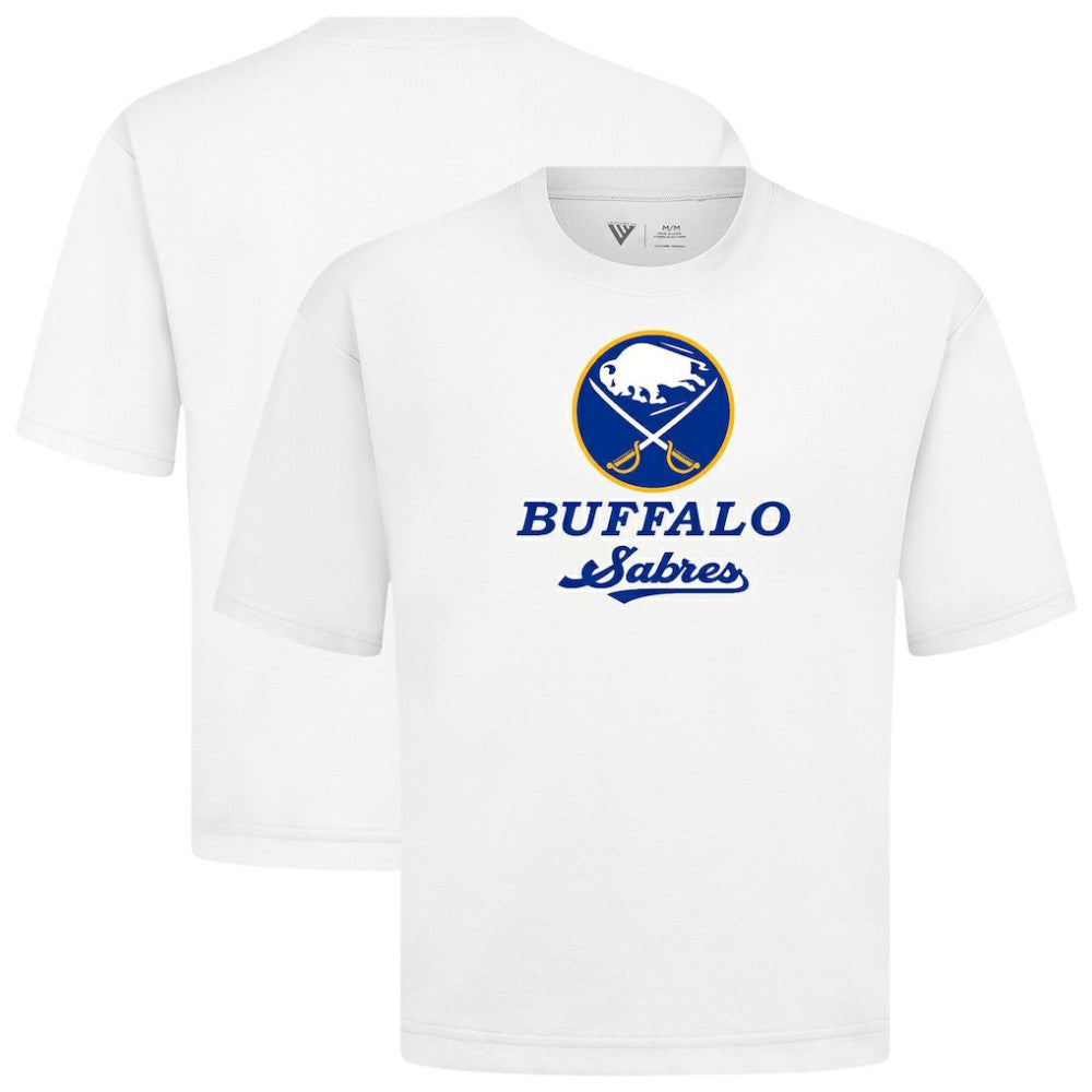 Buffalo Sabres Levelwear Team Surge Luxe Signature Knit T-Shirt White