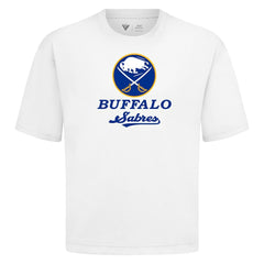Buffalo Sabres Levelwear Team Surge Luxe Signature Knit T-Shirt White