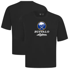 Buffalo Sabres Levelwear Team Surge Luxe Signature Knit T-Shirt Black