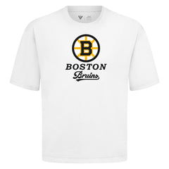 Boston Bruins Levelwear Team Surge Luxe Signature Knit T-Shirt White