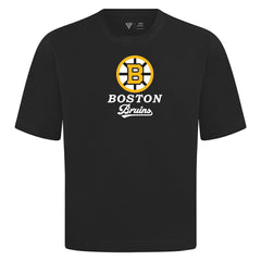 Boston Bruins Levelwear Team Surge Luxe Signature Knit T-Shirt Black