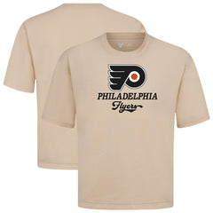 Philadelphia Flyers Levelwear Team Surge Luxe Signature Knit T-Shirt Khaki