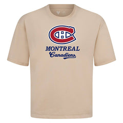 Montreal Canadiens Levelwear Team Surge Luxe Signature Knit T-Shirt Khaki