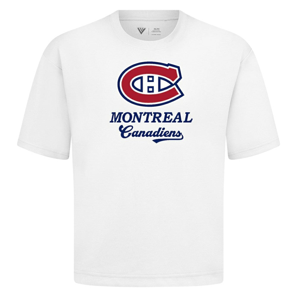 Montreal Canadiens Levelwear Team Surge Luxe Signature Knit T-Shirt White