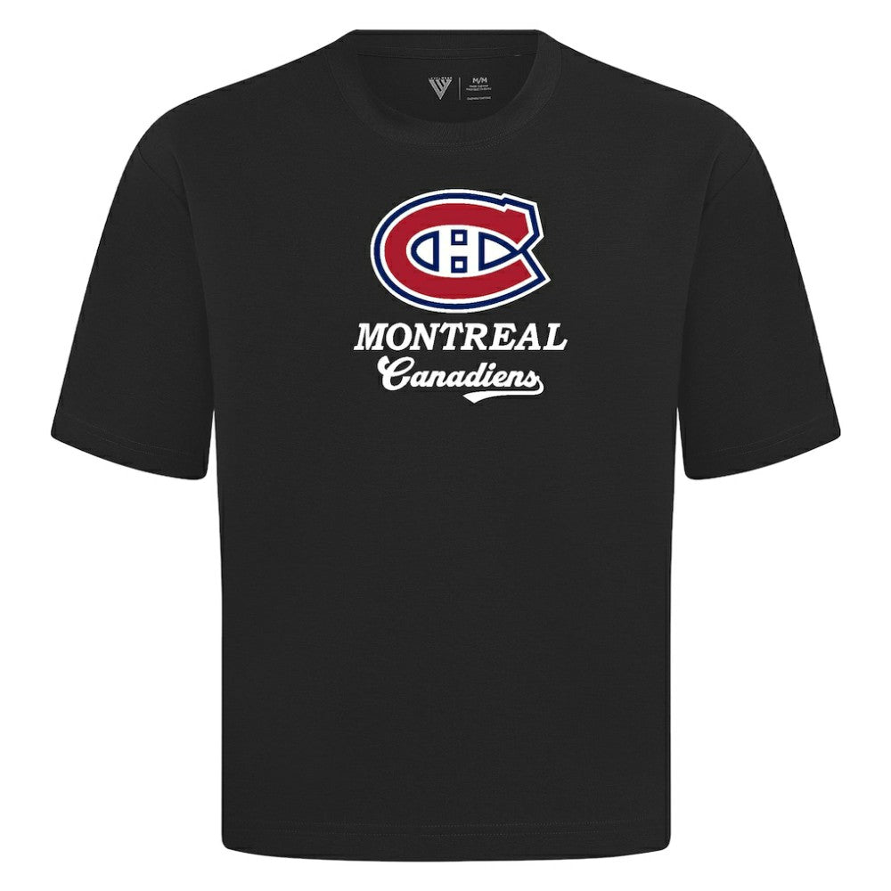 Montreal Canadiens Levelwear Team Surge Luxe Signature Knit T-Shirt Black
