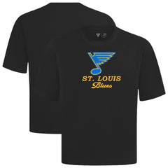 St. Louis Blues Levelwear Team Surge Luxe Signature Knit T-Shirt Black