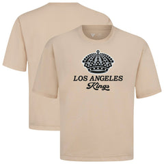 Los Angeles Kings Levelwear Team Surge Luxe Signature Knit T-Shirt Khaki