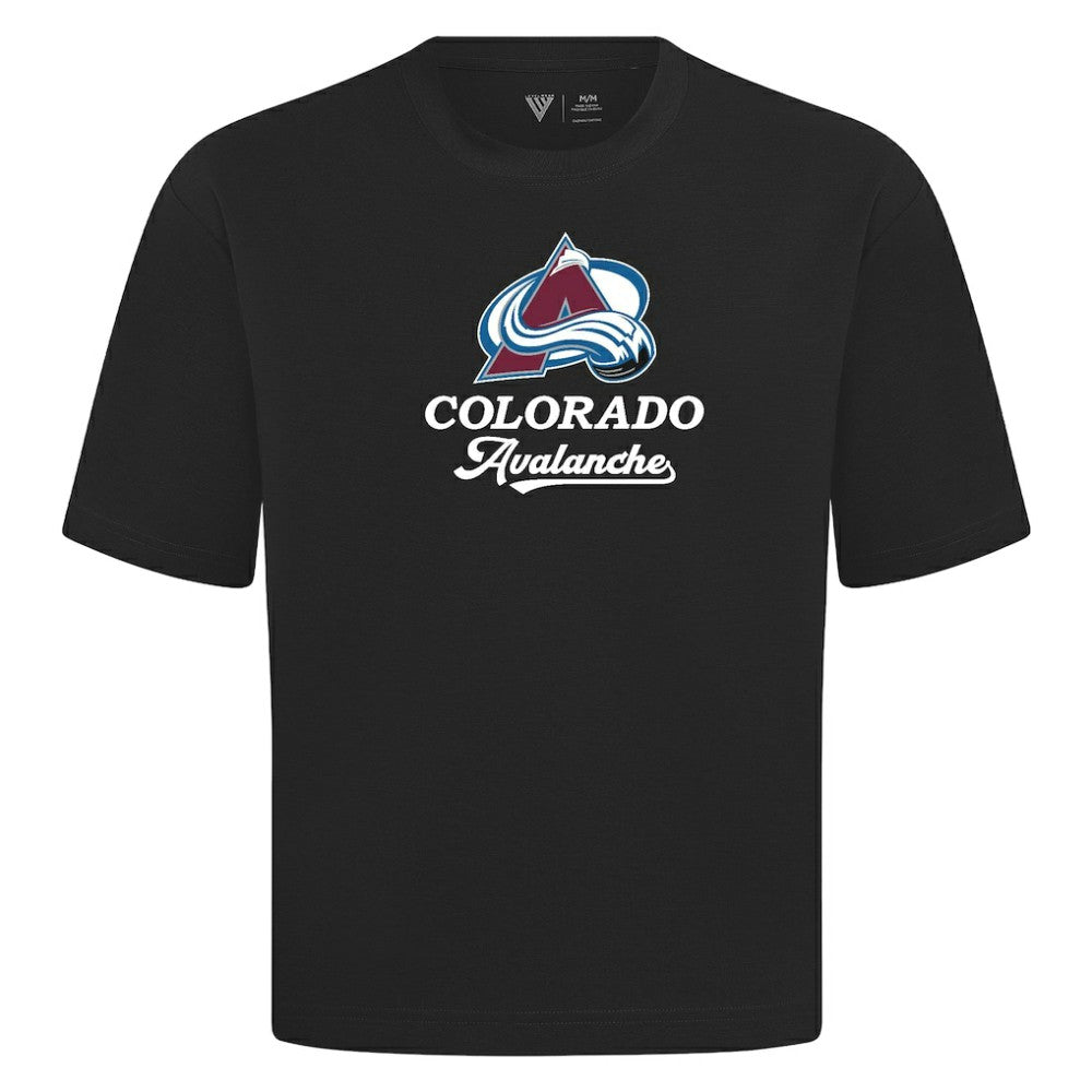 Colorado Avalanche Levelwear Team Surge Luxe Signature Knit T-Shirt Black