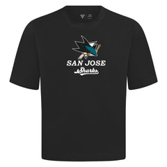 San Jose Sharks Levelwear Team Surge Luxe Signature Knit T-Shirt Black