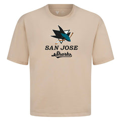 San Jose Sharks Levelwear Team Surge Luxe Signature Knit T-Shirt Khaki