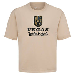 Vegas Golden Knights Levelwear Team Surge Luxe Signature Knit T-Shirt Khaki