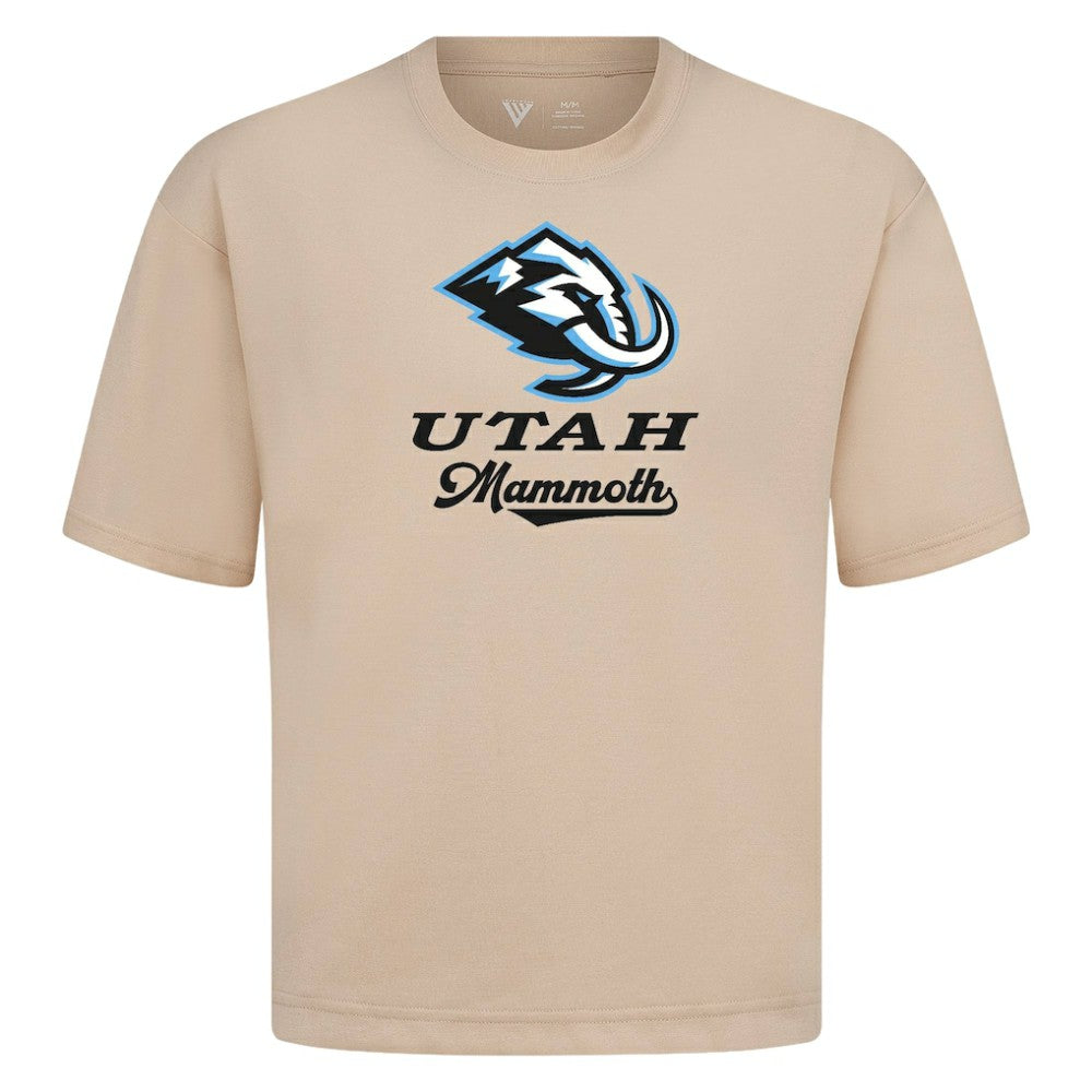 Utah Mammoth Levelwear Team Surge Luxe Signature Knit T-Shirt Khaki