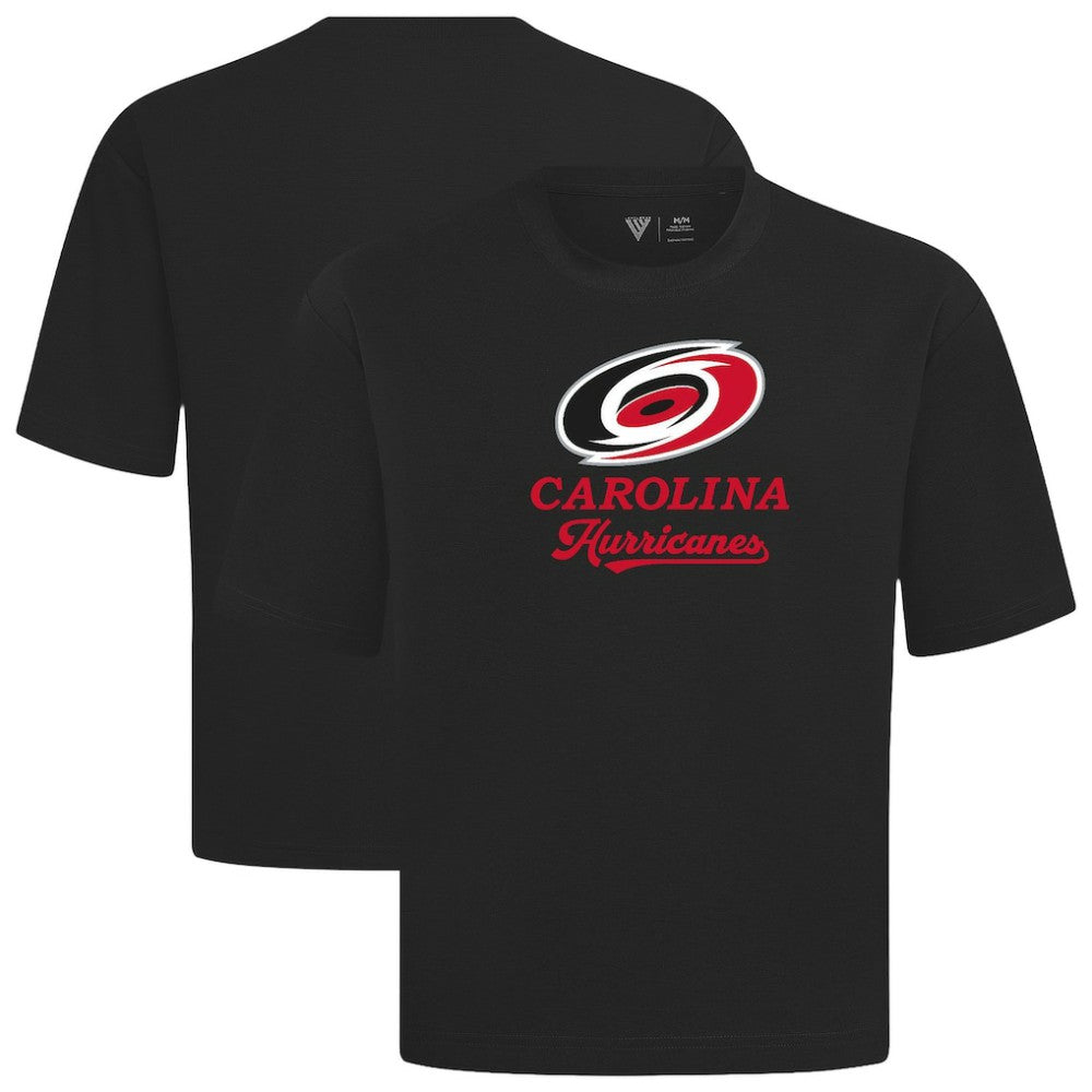Carolina Hurricanes Levelwear Team Surge Luxe Signature Knit T-Shirt Black