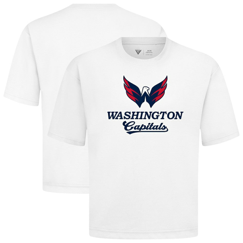 Washington Capitals Levelwear Team Surge Luxe Signature Knit T-Shirt White