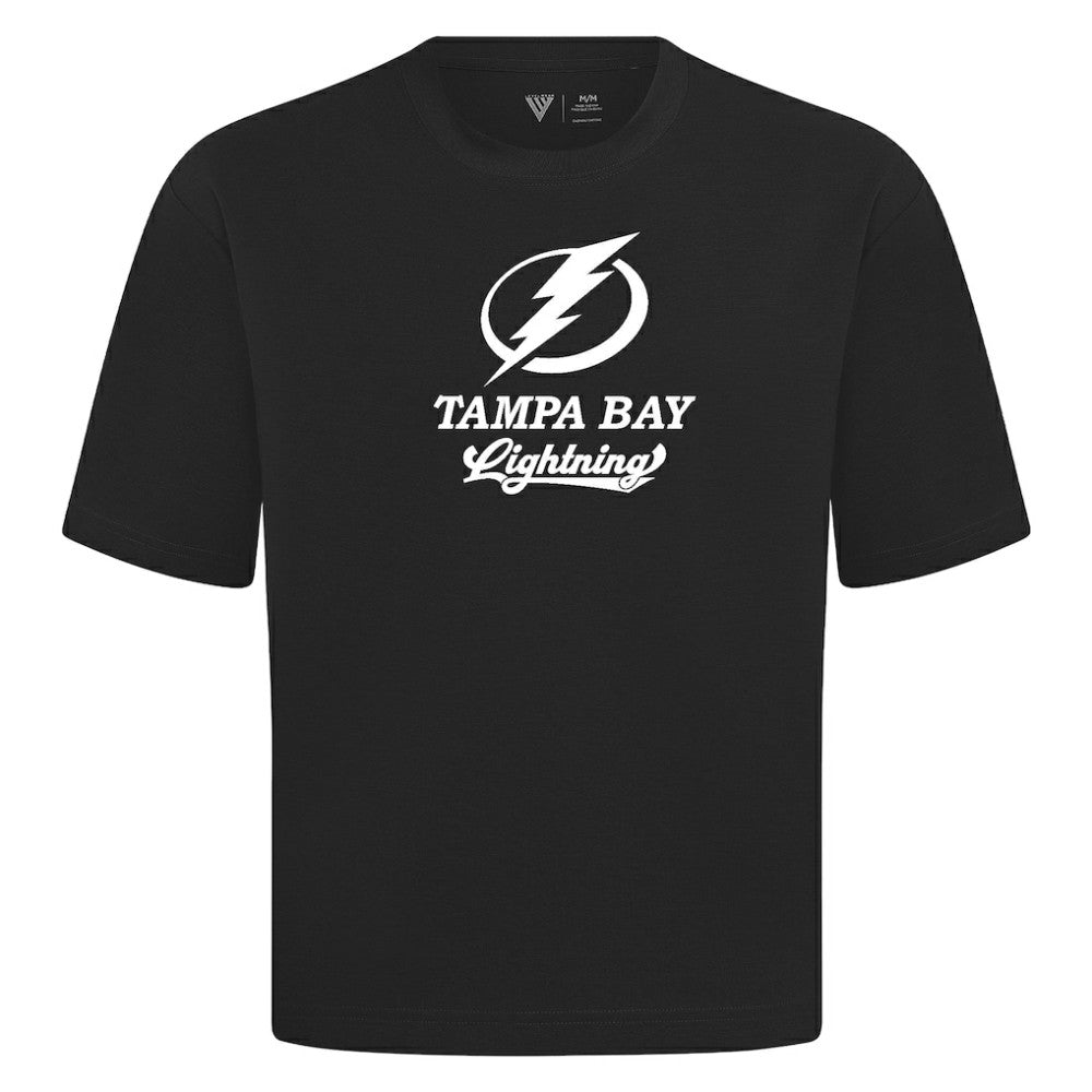 Tampa Bay Lightning Levelwear Team Surge Luxe Signature Knit T-Shirt Black