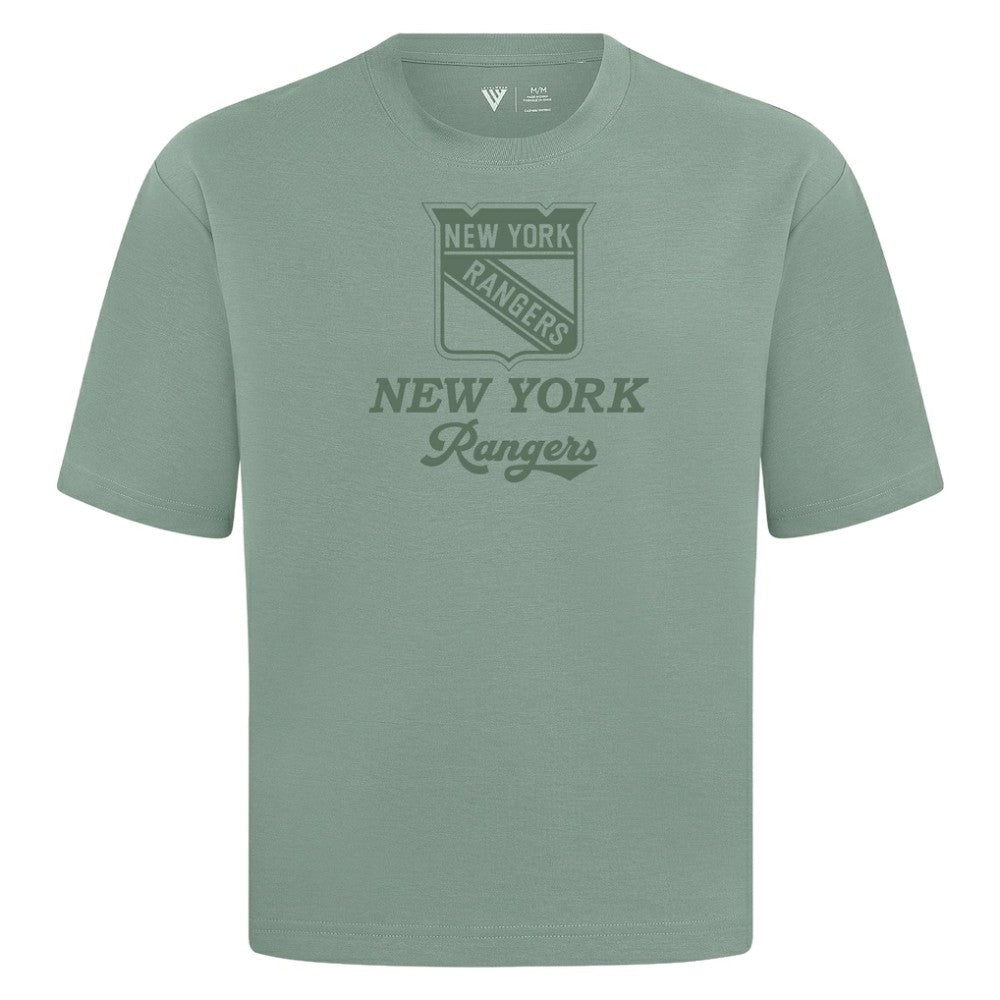 New York Rangers Levelwear Shadow Surge Luxe Signature Knit T-Shirt Green