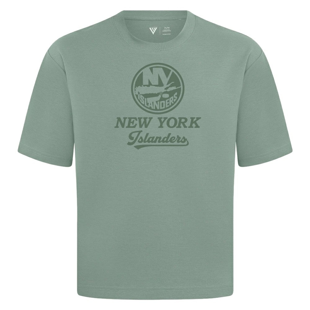 New York Islanders Levelwear Shadow Surge Luxe Signature Knit T-Shirt Green