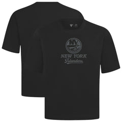 New York Islanders Levelwear Shadow Surge Luxe Signature Knit T-Shirt Black