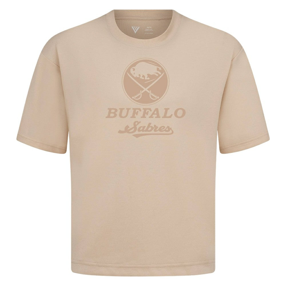 Buffalo Sabres Levelwear Shadow Surge Luxe Signature Knit T-Shirt Khaki