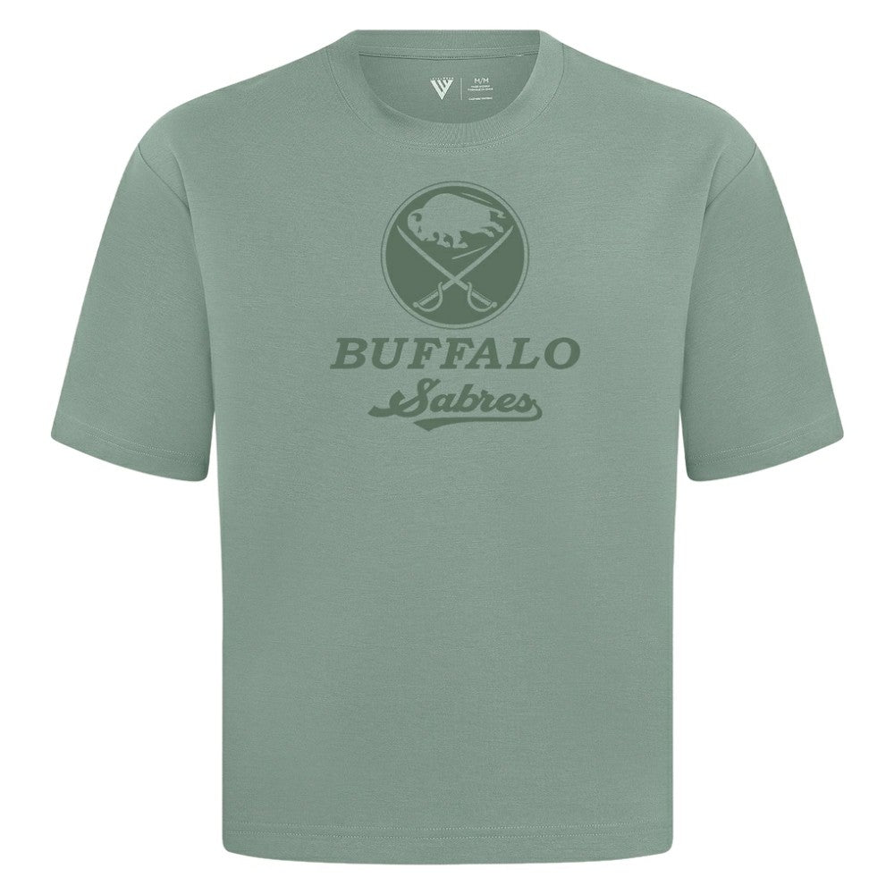 Buffalo Sabres Levelwear Shadow Surge Luxe Signature Knit T-Shirt Green