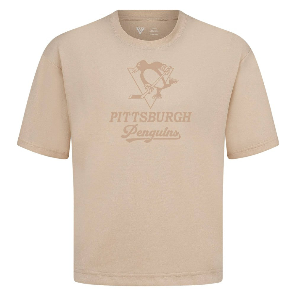 Pittsburgh Penguins Levelwear Shadow Surge Luxe Signature Knit T-Shirt Khaki