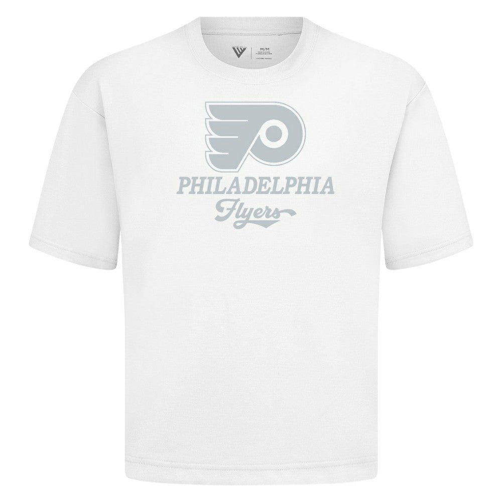 Philadelphia Flyers Levelwear Shadow Surge Luxe Signature Knit T-Shirt White
