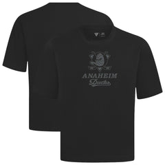 Anaheim Ducks Levelwear Shadow Surge Luxe Signature Knit T-Shirt Black