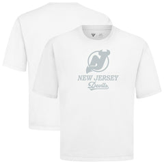 New Jersey Devils Levelwear Shadow Surge Luxe Signature Knit T-Shirt White