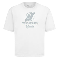 New Jersey Devils Levelwear Shadow Surge Luxe Signature Knit T-Shirt White