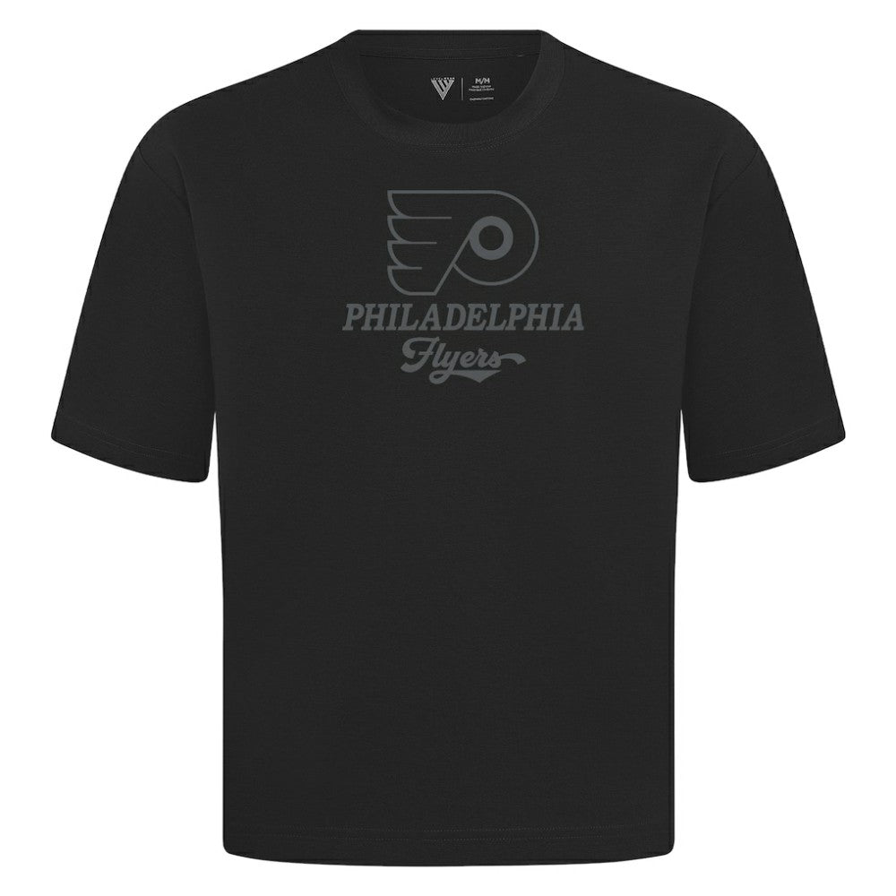 Philadelphia Flyers Levelwear Shadow Surge Luxe Signature Knit T-Shirt Black