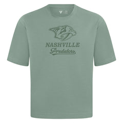 Nashville Predators Levelwear Shadow Surge Luxe Signature Knit T-Shirt Green