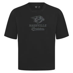 Nashville Predators Levelwear Shadow Surge Luxe Signature Knit T-Shirt Black
