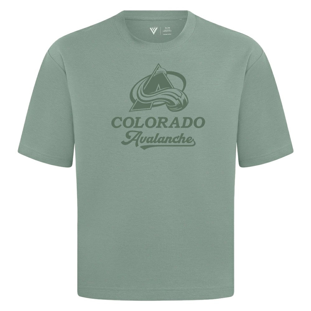 Colorado Avalanche Levelwear Shadow Surge Luxe Signature Knit T-Shirt Green