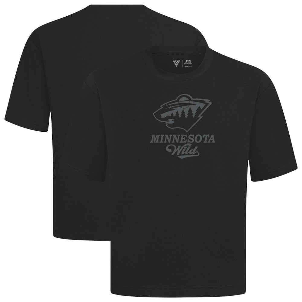 Minnesota Wild Levelwear Shadow Surge Luxe Signature Knit T-Shirt Black