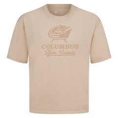Columbus Blue Jackets Levelwear Shadow Surge Luxe Signature Knit T-Shirt Khaki