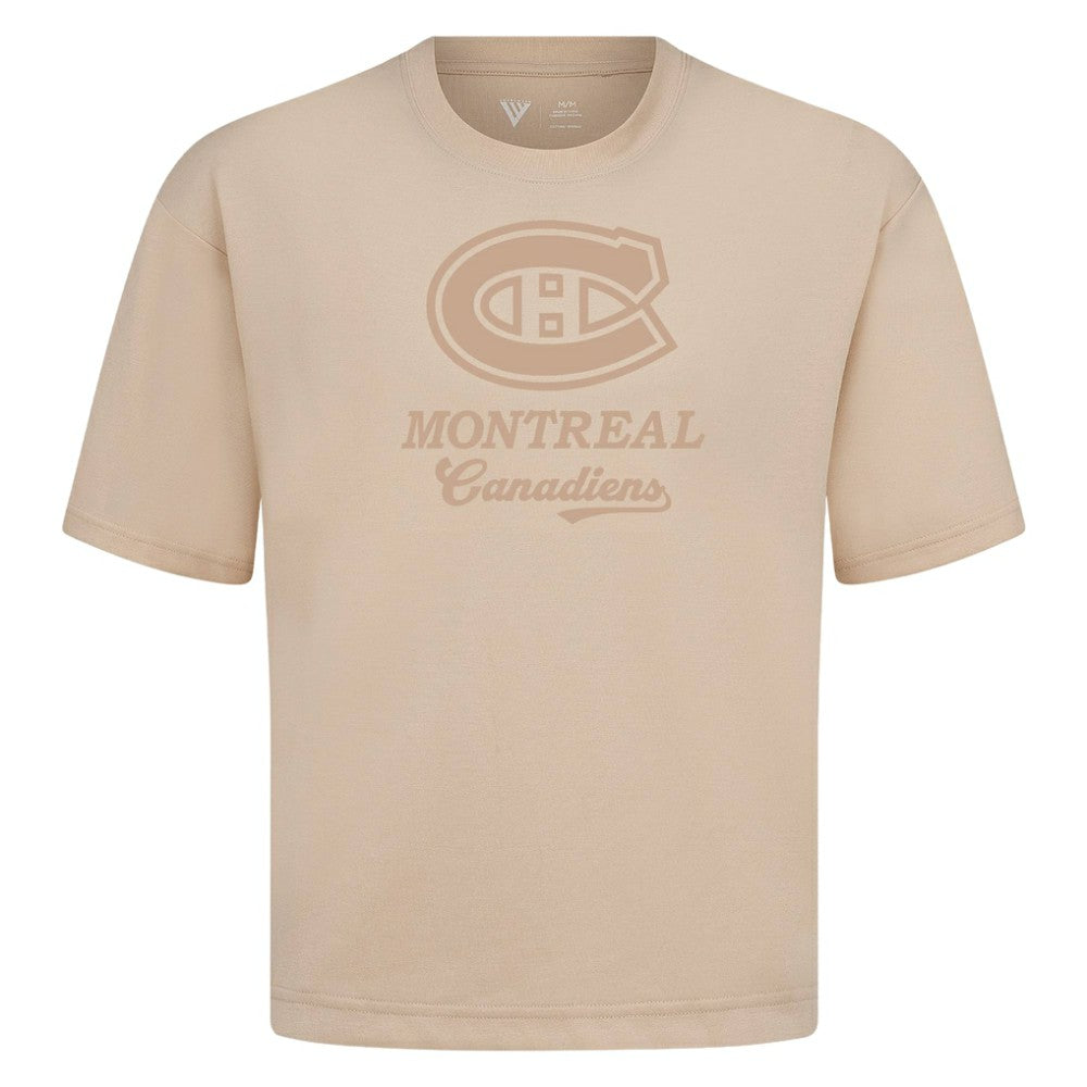 Montreal Canadiens Levelwear Shadow Surge Luxe Signature Knit T-Shirt Khaki