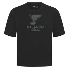 St. Louis Blues Levelwear Shadow Surge Luxe Signature Knit T-Shirt Black