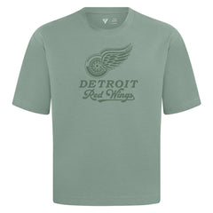 Detroit Red Wings Levelwear Shadow Surge Luxe Signature Knit T-Shirt Green