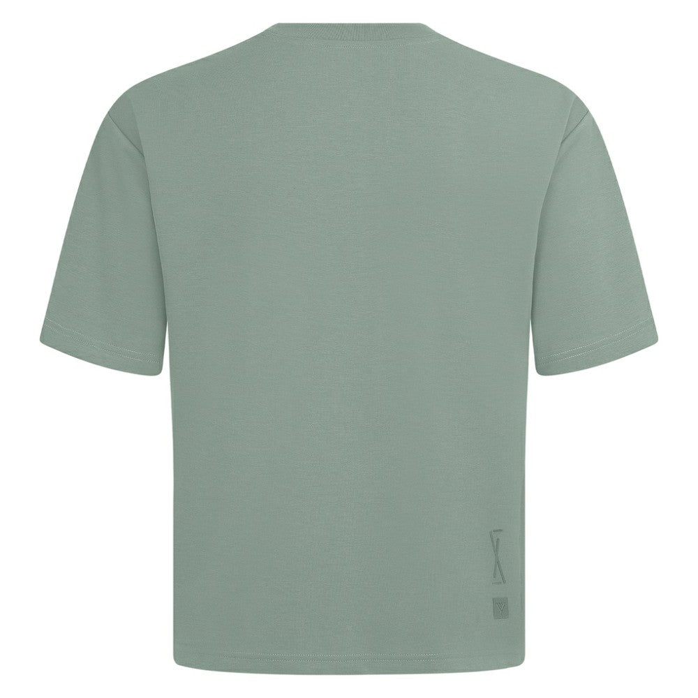 Detroit Red Wings Levelwear Shadow Surge Luxe Signature Knit T-Shirt Green