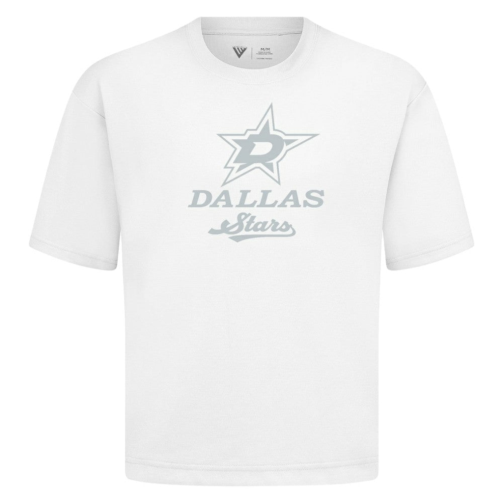 Dallas Stars Levelwear Shadow Surge Luxe Signature Knit T-Shirt White