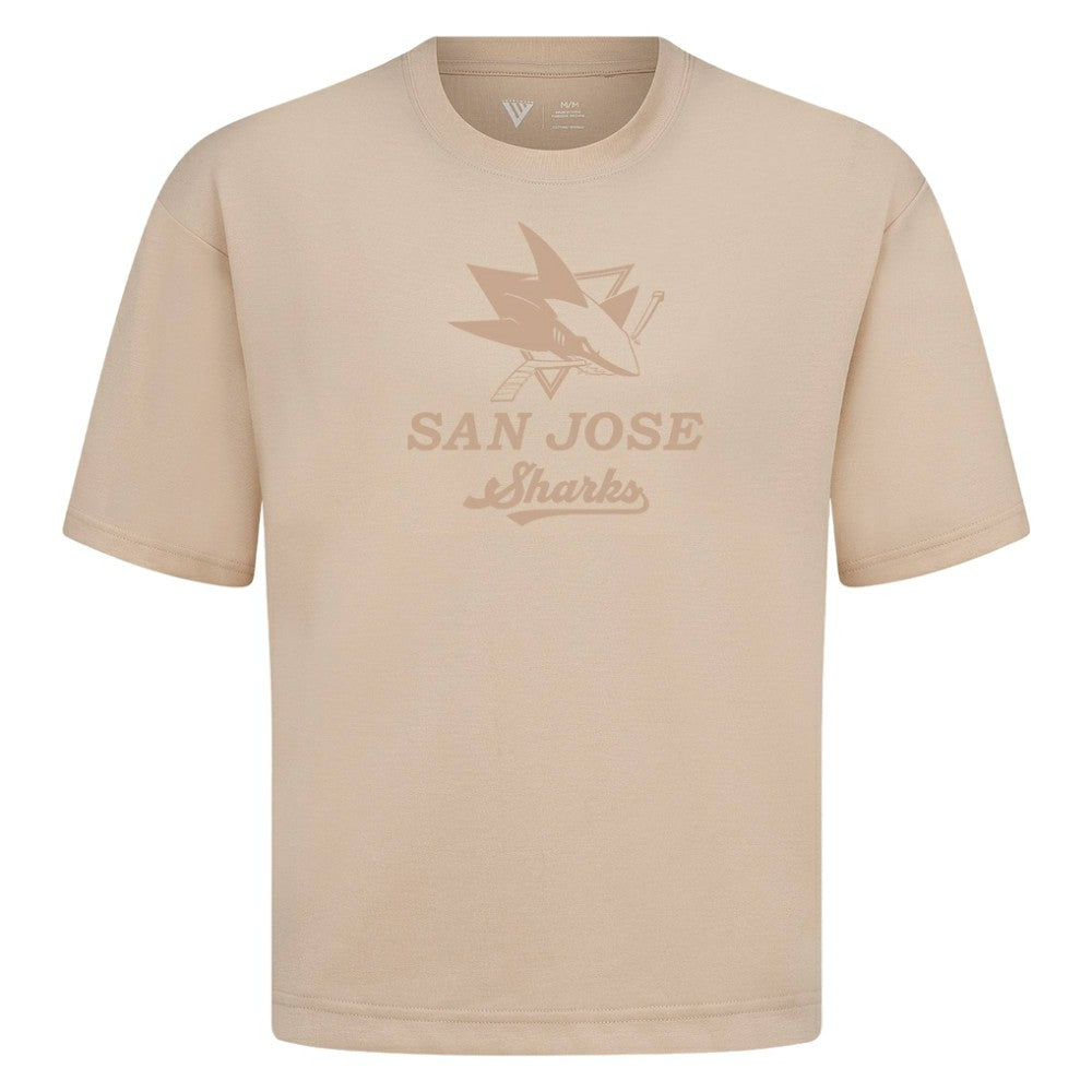 San Jose Sharks Levelwear Shadow Surge Luxe Signature Knit T-Shirt Khaki