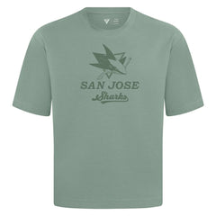 San Jose Sharks Levelwear Shadow Surge Luxe Signature Knit T-Shirt Green