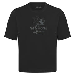 San Jose Sharks Levelwear Shadow Surge Luxe Signature Knit T-Shirt Black