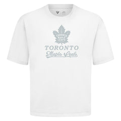 Toronto Maple Leafs Levelwear Shadow Surge Luxe Signature Knit T-Shirt White