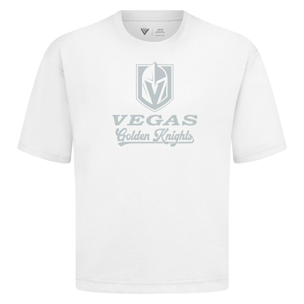 Vegas Golden Knights Levelwear Shadow Surge Luxe Signature Knit T-Shirt White