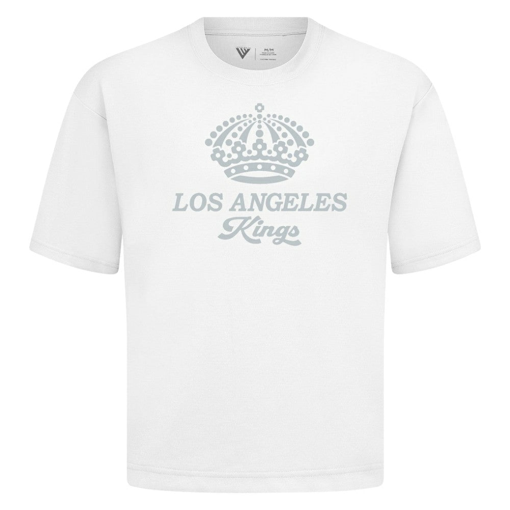 Los Angeles Kings Levelwear Shadow Surge Luxe Signature Knit T-Shirt White