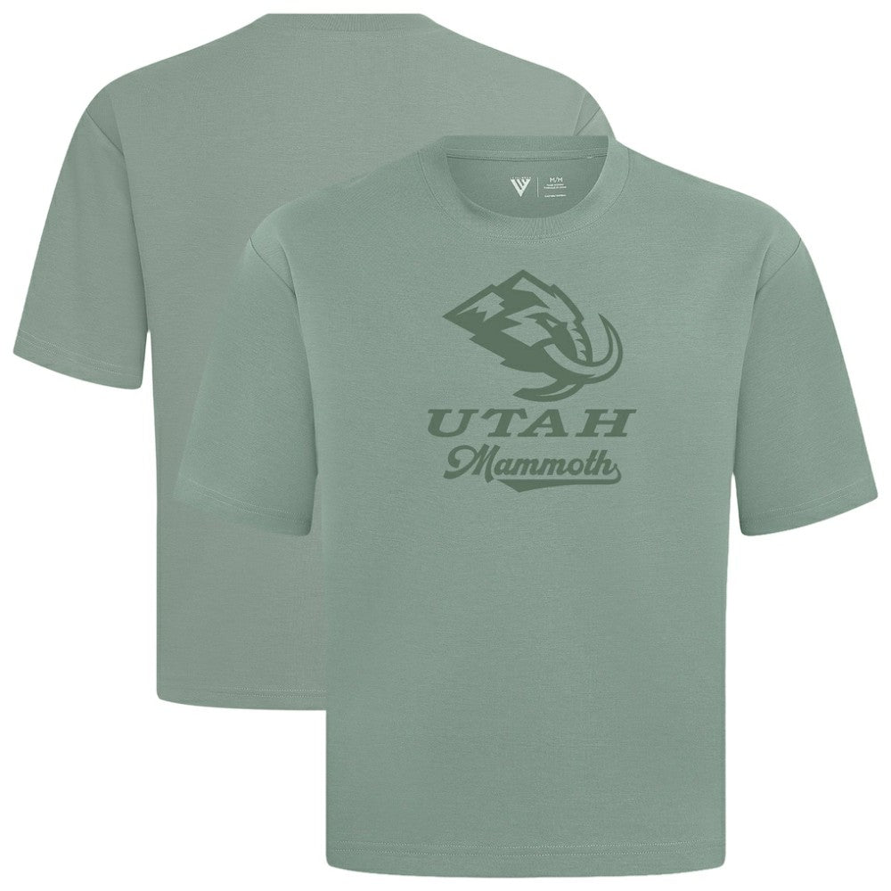 Utah Mammoth Levelwear Shadow Surge Luxe Signature Knit T-Shirt Green