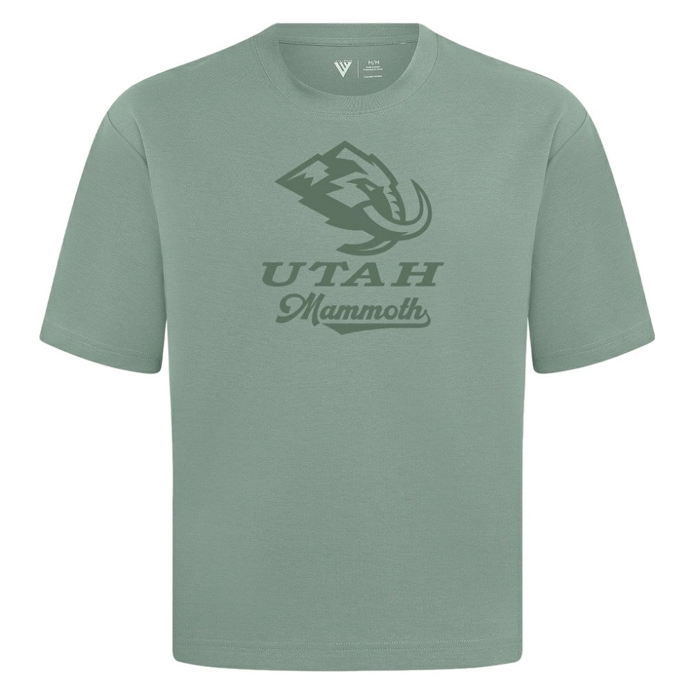 Utah Mammoth Levelwear Shadow Surge Luxe Signature Knit T-Shirt Green