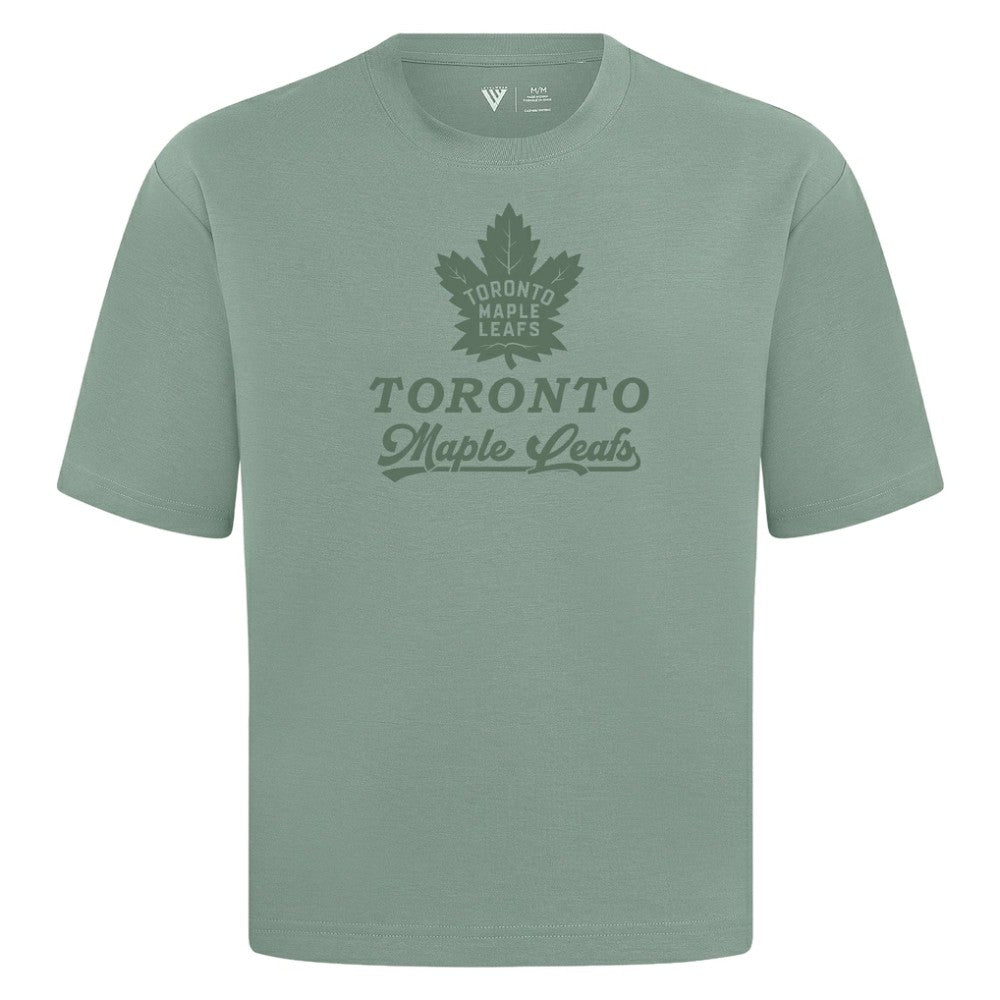 Toronto Maple Leafs Levelwear Shadow Surge Luxe Signature Knit T-Shirt Green
