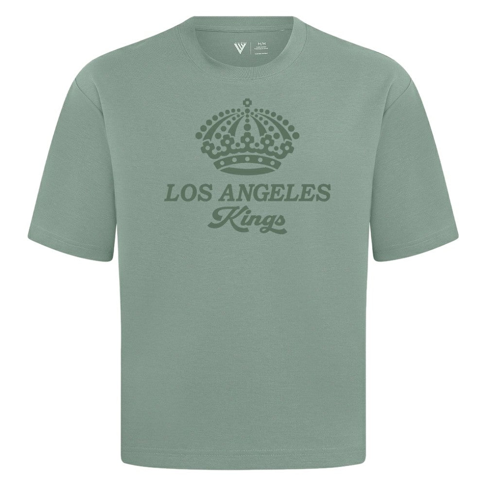 Los Angeles Kings Levelwear Shadow Surge Luxe Signature Knit T-Shirt Green